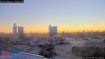 Weather camera view of Follett ISD.