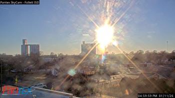 Weather camera view of Follett ISD.