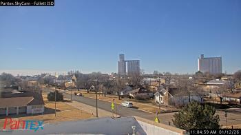 Weather camera view of Follett ISD.