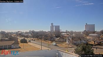 Weather camera view of Follett ISD.