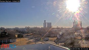 Weather camera view of Follett ISD.