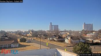 Weather camera view of Follett ISD.