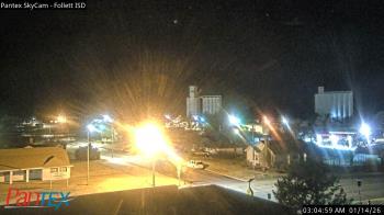 Weather camera view of Follett ISD.