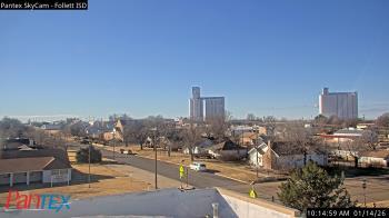 Weather camera view of Follett ISD.