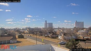 Weather camera view of Follett ISD.