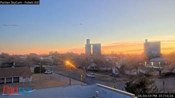 Weather camera view of Follett ISD.