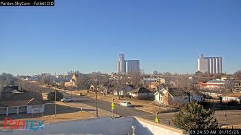 Weather camera view of Follett ISD.