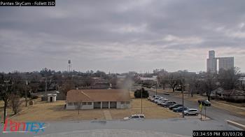 Weather camera view of Follett ISD.