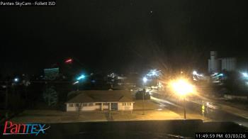 Weather camera view of Follett ISD.