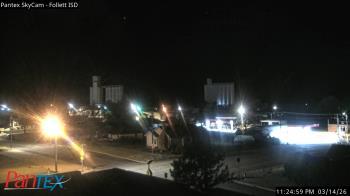 Weather camera view of Follett ISD.