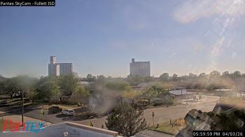 Weather camera view of Follett ISD.