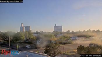 Weather camera view of Follett ISD.