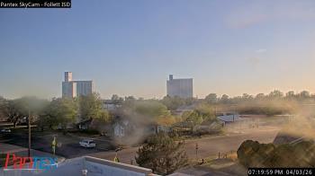 Weather camera view of Follett ISD.