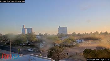Weather camera view of Follett ISD.