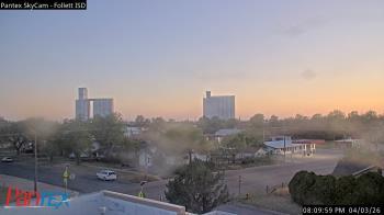 Weather camera view of Follett ISD.