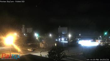 Weather camera view of Follett ISD.