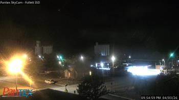 Weather camera view of Follett ISD.