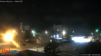 Weather camera view of Follett ISD.