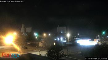 Weather camera view of Follett ISD.