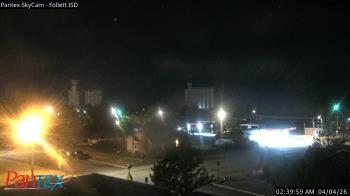 Weather camera view of Follett ISD.