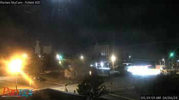 Weather camera view of Follett ISD.