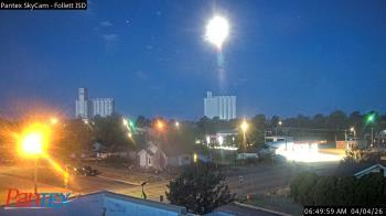 Weather camera view of Follett ISD.