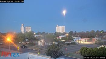 Weather camera view of Follett ISD.