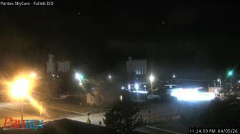 Weather camera view of Follett ISD.