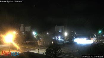 Weather camera view of Follett ISD.