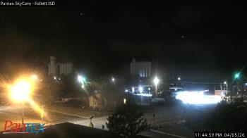 Weather camera view of Follett ISD.