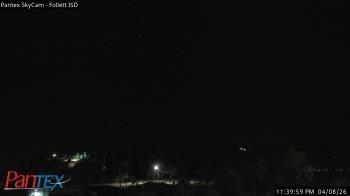 Weather camera view of Follett ISD.