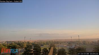 Weather camera view of Follett ISD.