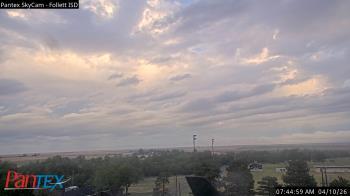 Weather camera view of Follett ISD.
