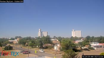 Weather camera view of Follett ISD.