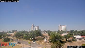 Weather camera view of Follett ISD.
