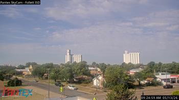 Weather camera view of Follett ISD.