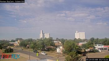 Weather camera view of Follett ISD.