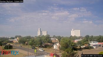 Weather camera view of Follett ISD.
