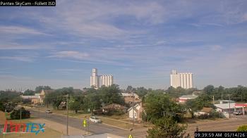 Weather camera view of Follett ISD.