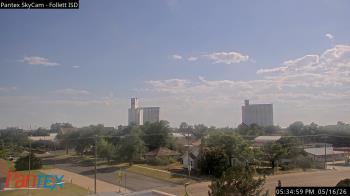 Weather camera view of Follett ISD.
