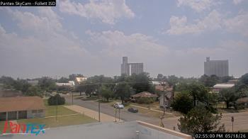 Weather camera view of Follett ISD.