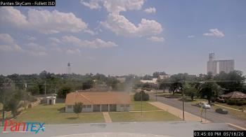 Weather camera view of Follett ISD.