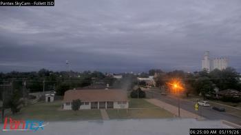 Weather camera view of Follett ISD.