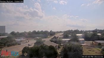 Weather camera view of Follett ISD.