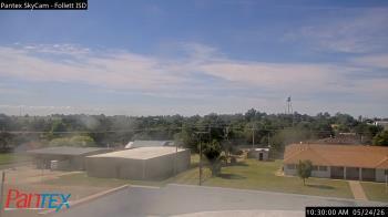 Weather camera view of Follett ISD.