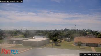 Weather camera view of Follett ISD.