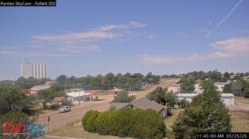 Weather camera view of Follett ISD.