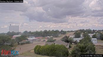 Weather camera view of Follett ISD.