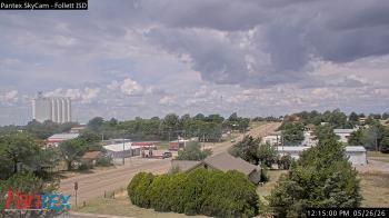 Weather camera view of Follett ISD.