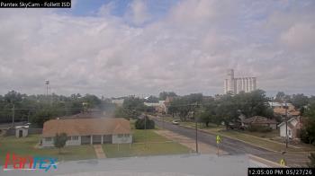 Weather camera view of Follett ISD.